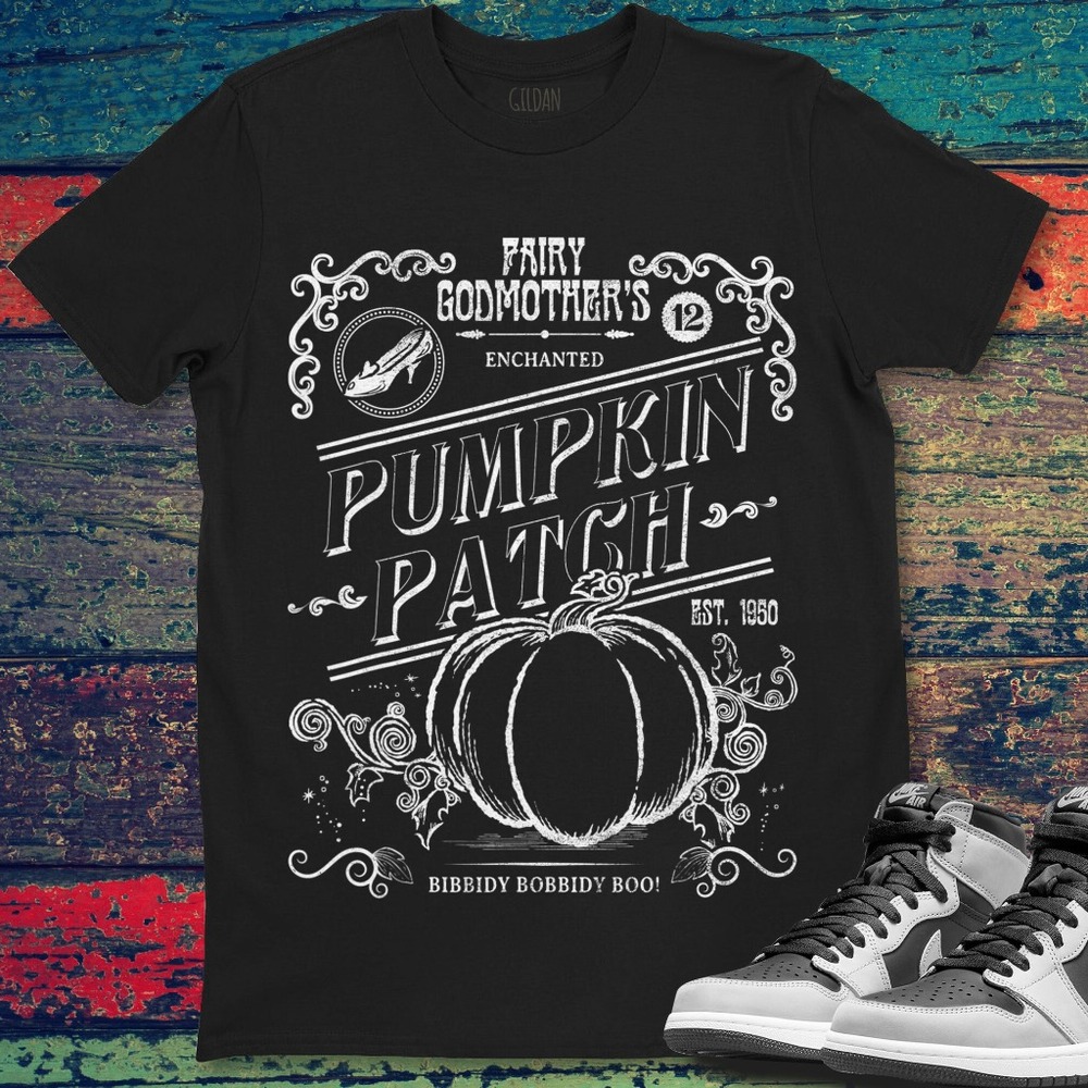 Disney Cinderella Halloween Pumpkin Patch Unisex Gift T-Shirt For Men Women
